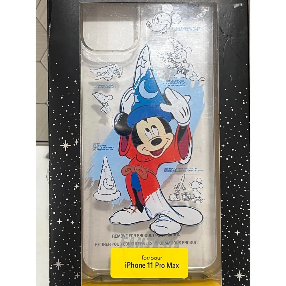 Walt Disney‎ Parks Sorcerer Fantasia Mickey Mouse OtterBox iPhone 11 ProMax case